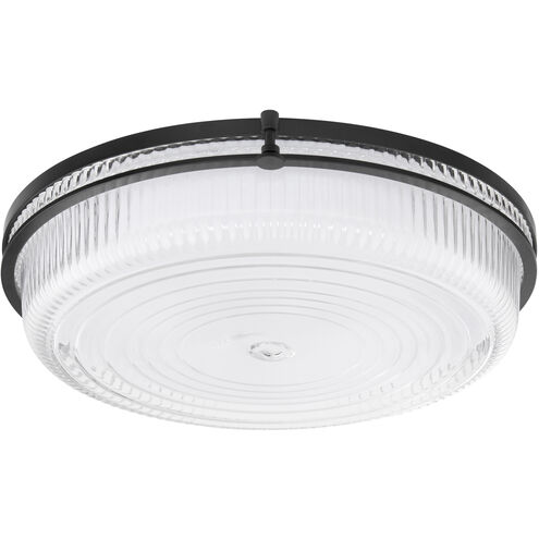 Emory 1 Light 18 inch Matte Black Flush Mount Ceiling Light
