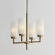 Alyssa 4 Light 16.25 inch Aged Brass Pendant Ceiling Light