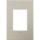 Adorne Satin Nickel Wall Plate, 1-Gang