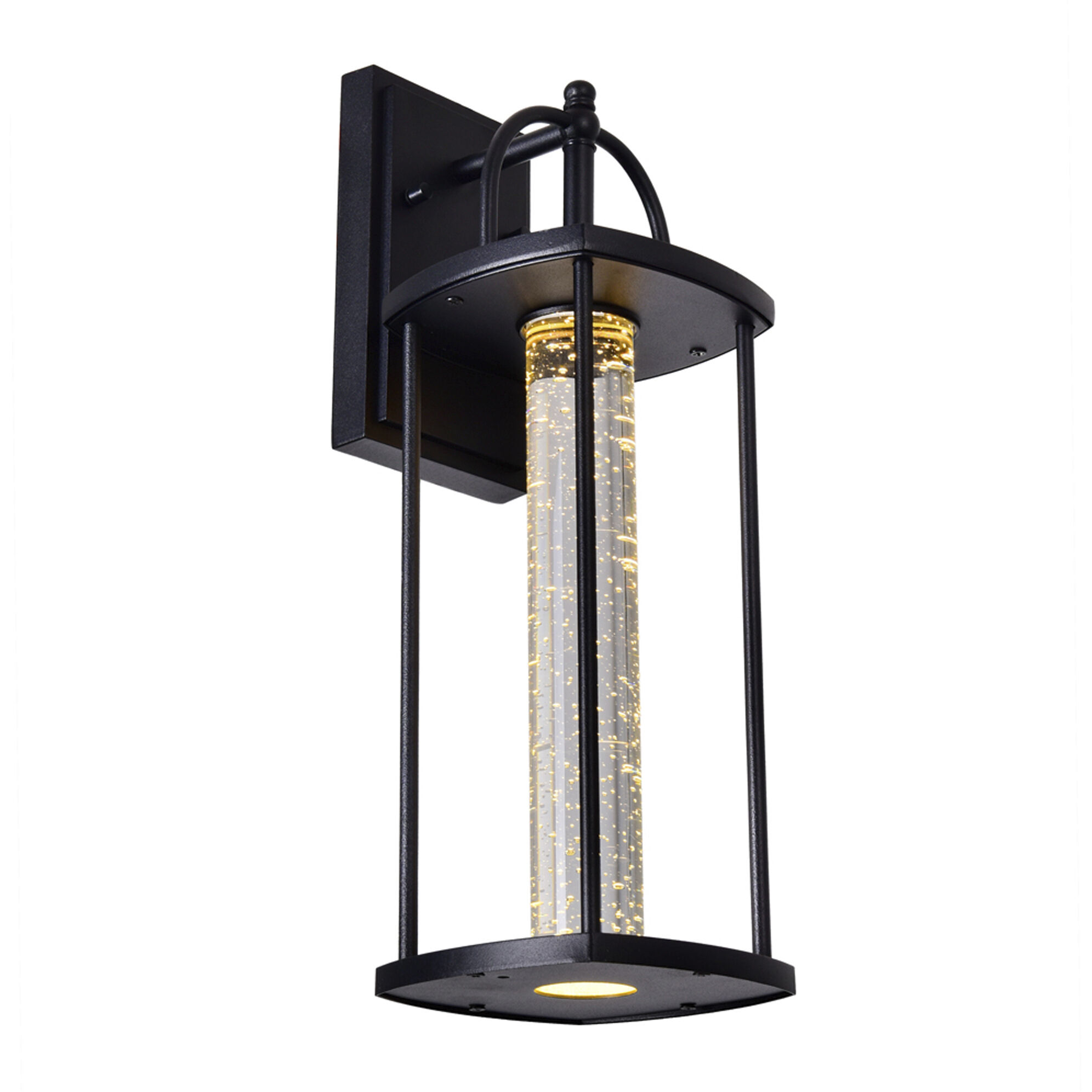 Greenwood LED 18 inch Black Outdoor Wall Light