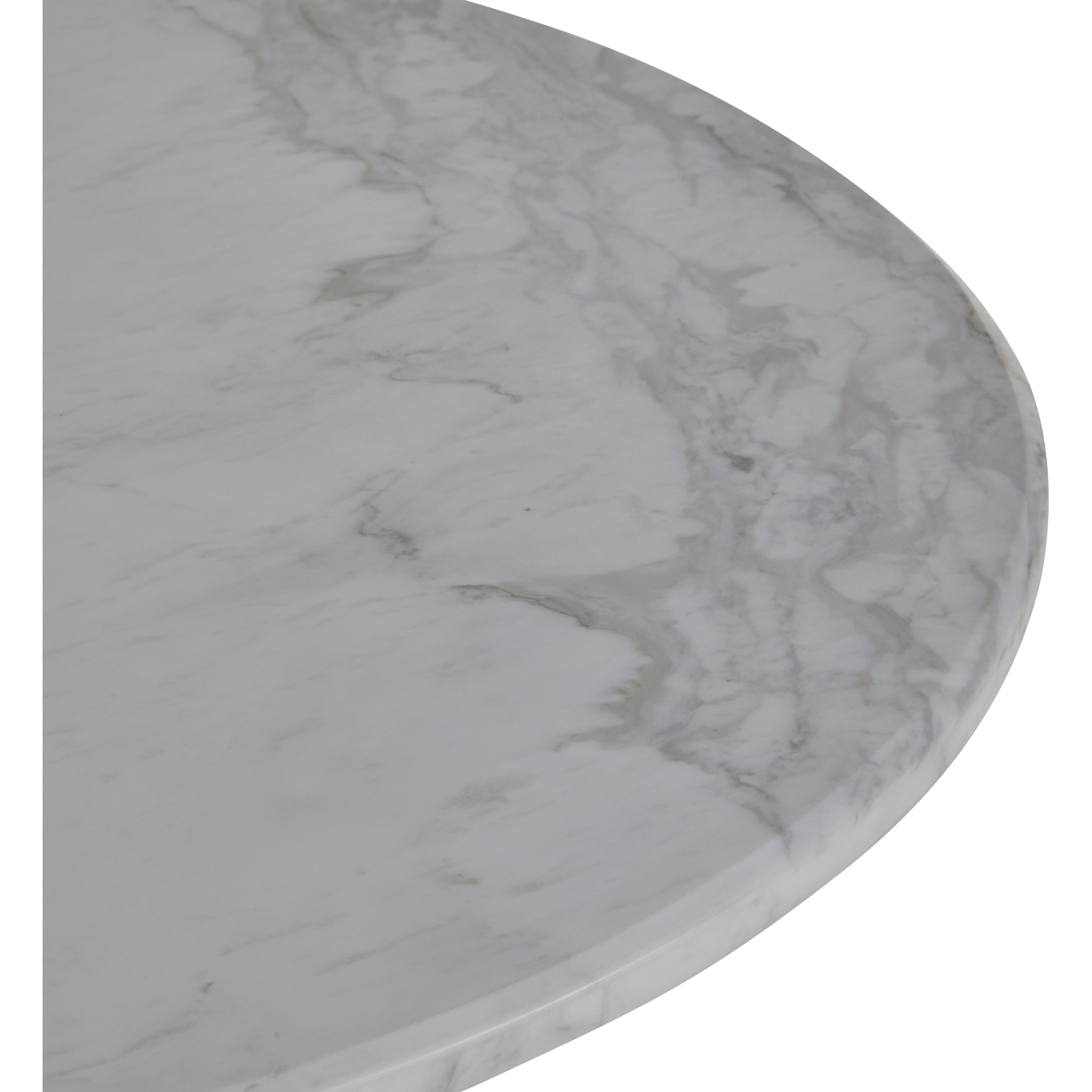 Drayton Brushed Copper and Volakas Marble Bistro Table