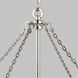 C&M by Chapman & Myers Carat 1 Light 16 inch Polished Nickel Pendant Ceiling Light