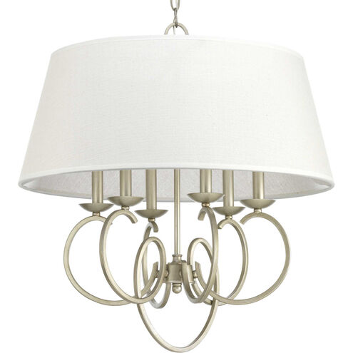 Savor 6 Light 24 inch Silver Ridge Pendant Ceiling Light, Design Series