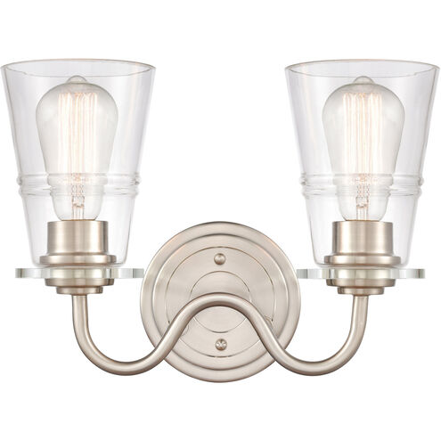 Scarlett LED 14 inch Satin Nickel Bath Vanity Light Wall Light