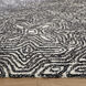 Mitra 130 X 94 inch Black/White Rug in 8 x 11
