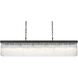 Harlow 6 Light 8 inch Black Chandelier Ceiling Light