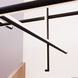 Labyrinth LED 61 inch Satin Black Chandelier Ceiling Light