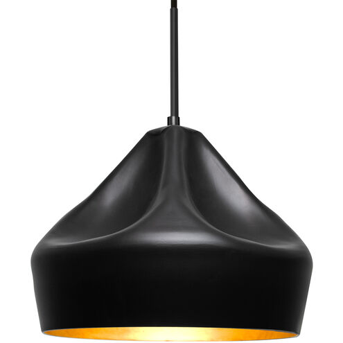 Lotus LED Black Cord Pendant Ceiling Light