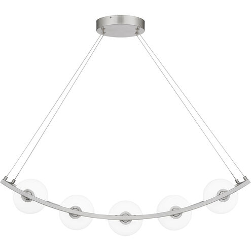 Enzo 5 Light 37.75 inch Brushed Nickel Island Light Ceiling Light
