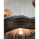 Comme Des Paniers 1 Light 23 inch Khaki Pendant Ceiling Light