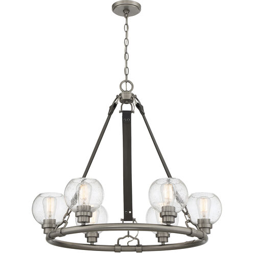 Bozeman 6 Light 29 inch Antique Nickel Chandelier Ceiling Light