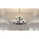 McIntire 9 Light 30 inch Matte Black Chandelier Ceiling Light