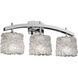 Veneto Luce 3 Light 25.5 inch Polished Chrome Bath Bar Wall Light in Lace (Veneto Luce), Oval, Incandescent
