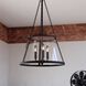 Rochester 3 Light 16.25 inch Matte Black Pendant Ceiling Light