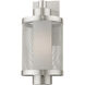 Nottingham 1 Light 15 inch Brushed Nickel Outdoor Wall Lantern