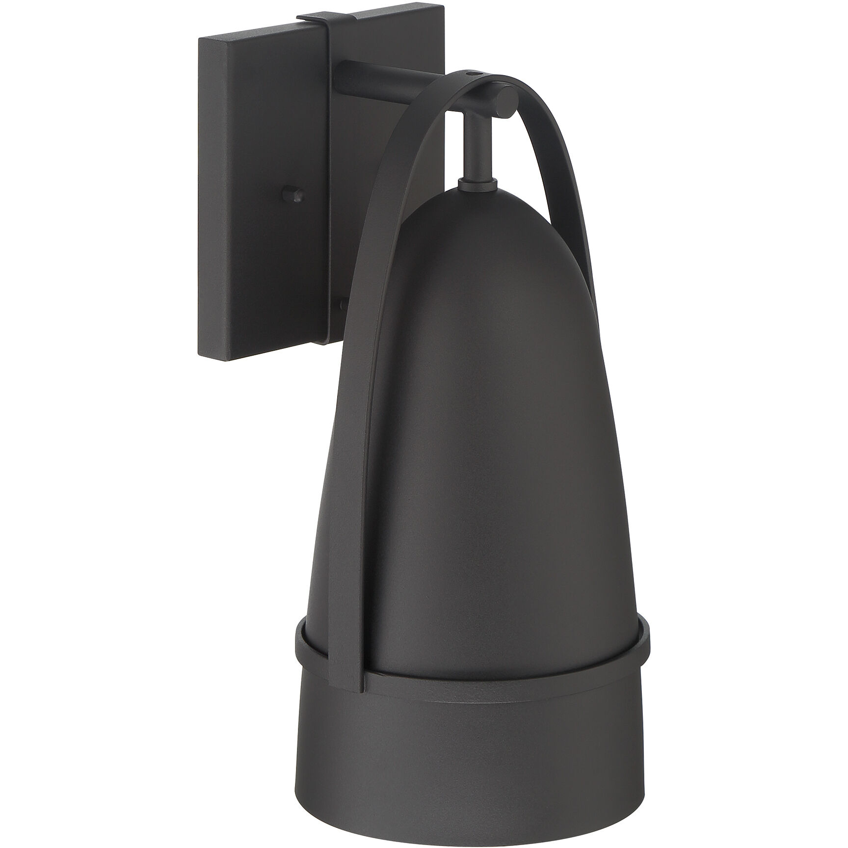 Rue 1 Light 14 inch Black Exterior Wall Lantern