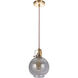 Gallery State House 1 Light 7.75 inch Vintage Brass Mini Pendant Ceiling Light