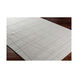 Mystique 96 X 30 inch Light Gray Rugs, Runner