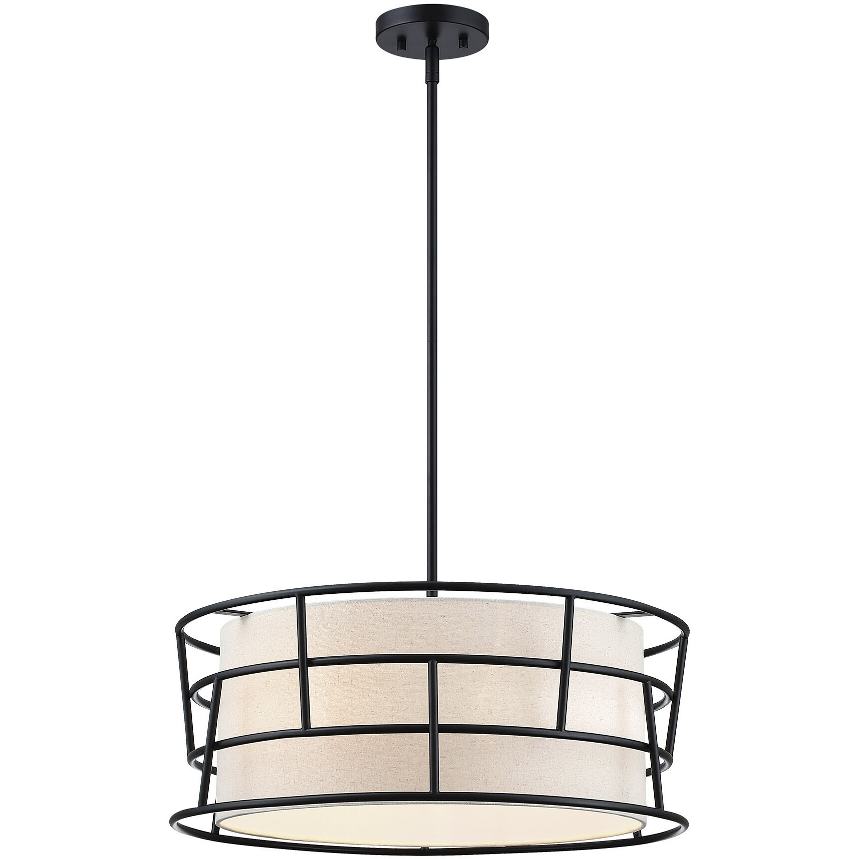 Aria Falls LED 22 inch Matte Black Pendant Ceiling Light