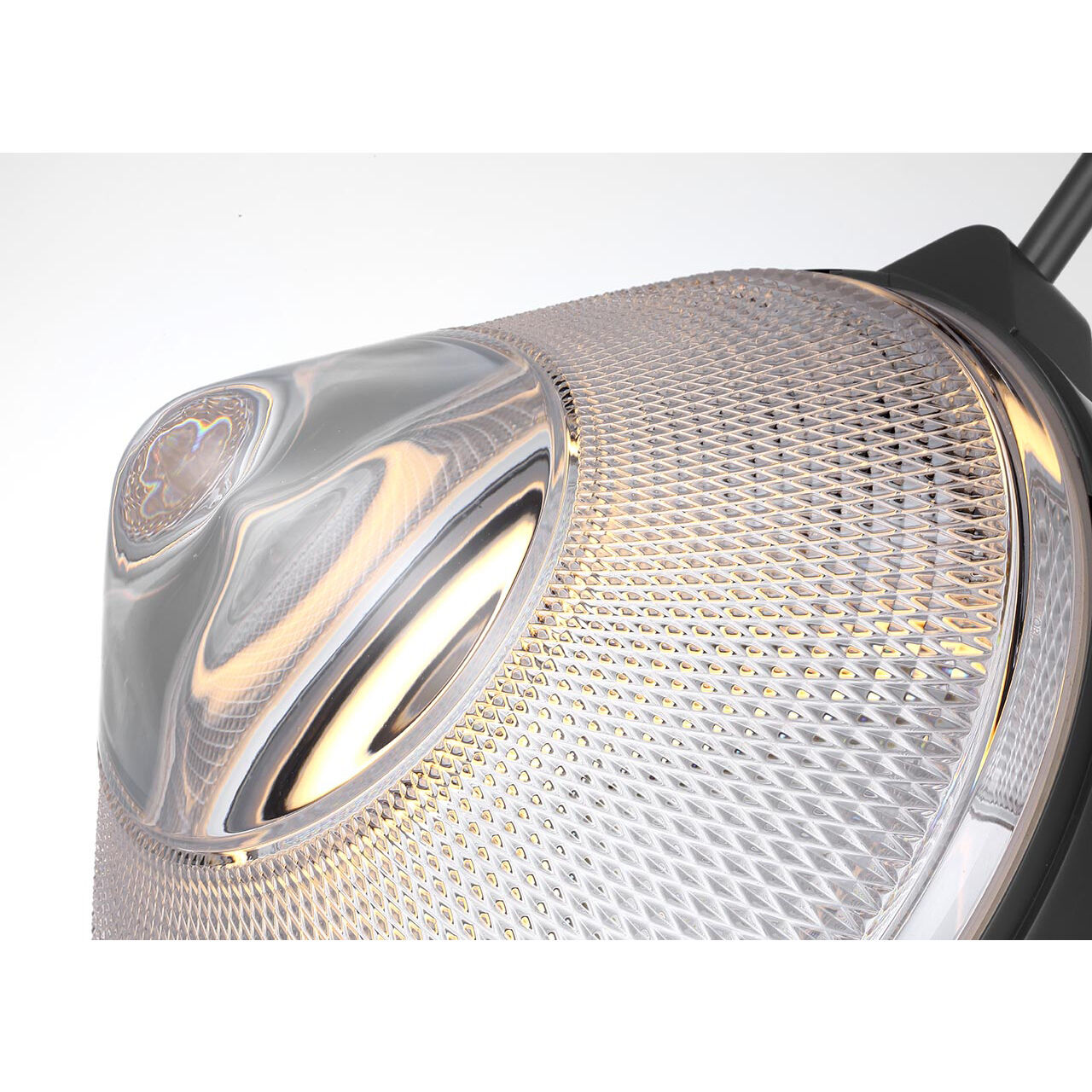 Waterford Copper Coast LED 15 inch Bronze Karo Cut Pendant Ceiling Light