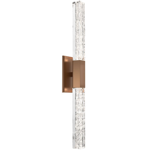 Axis LED 5.5 inch Novel Brass Indoor Sconce Wall Light in 3000K LED, Double