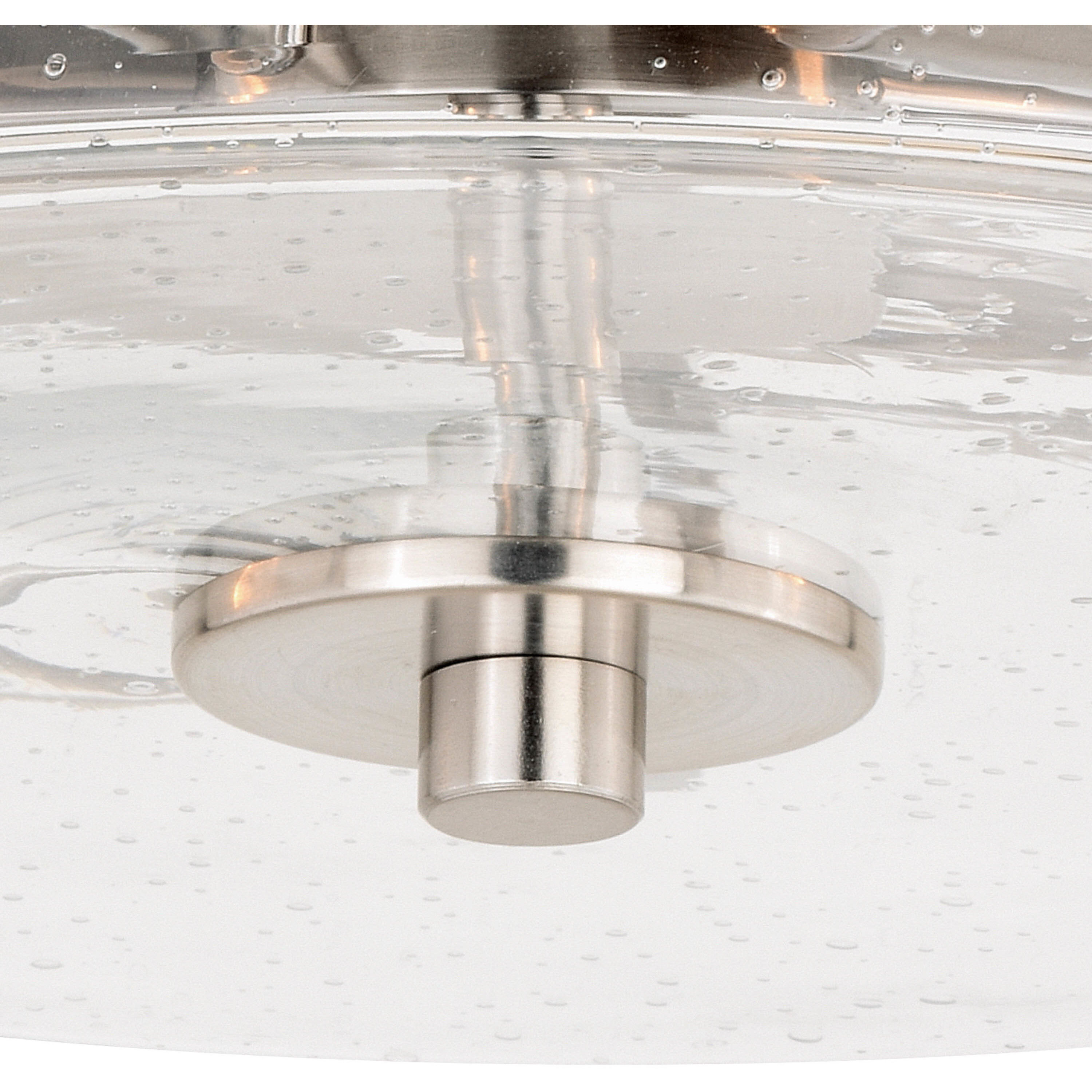 Addison LED 15 inch Satin Nickel Flush Mount Ceiling Light