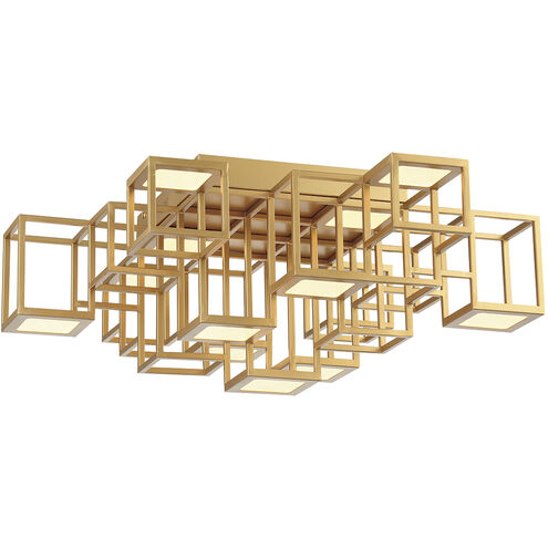 Ferro LED 24.75 inch Gold Flush Mount Ceiling Light
