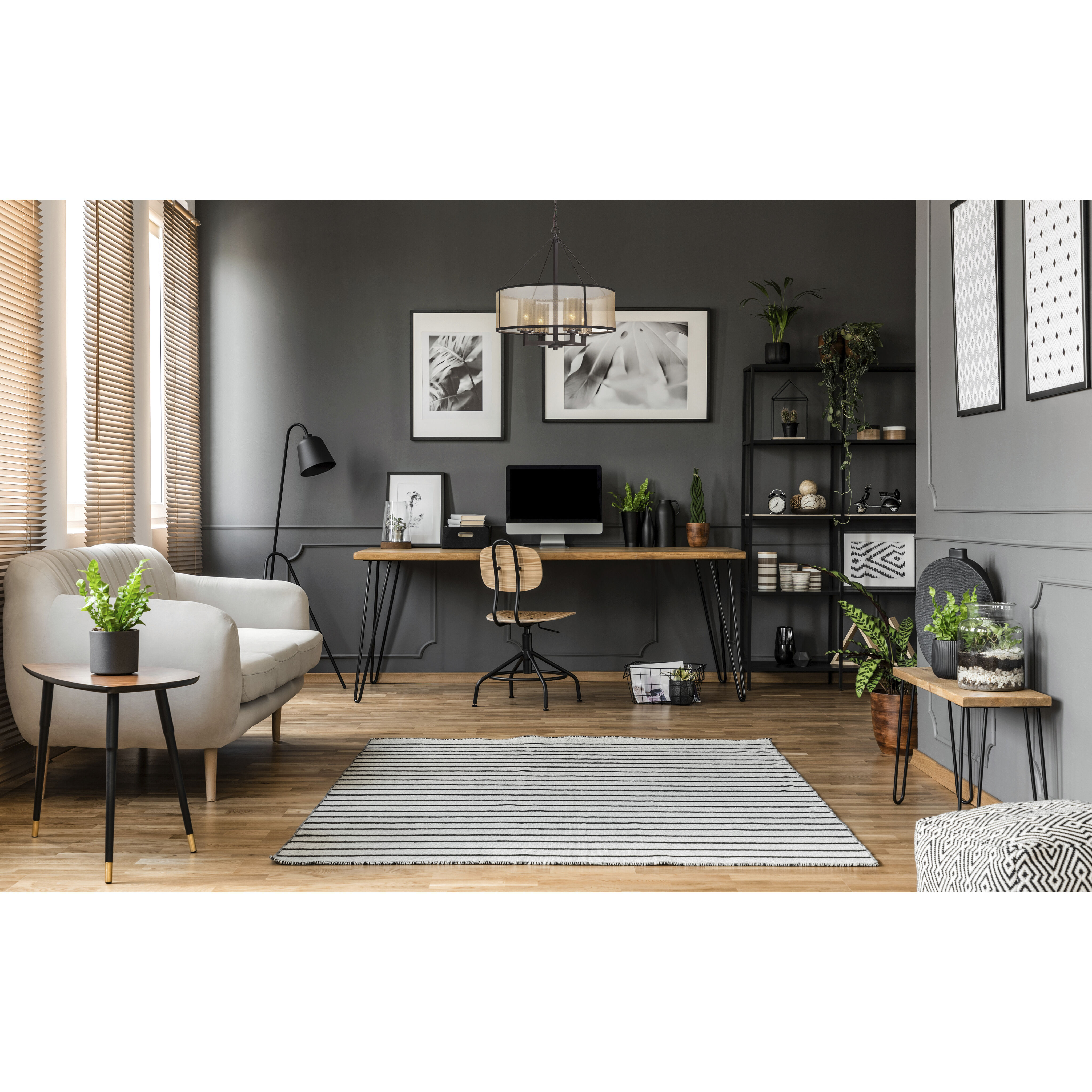 Diffusion 4 Light 24 inch Oil Rubbed Bronze Chandelier Ceiling Light