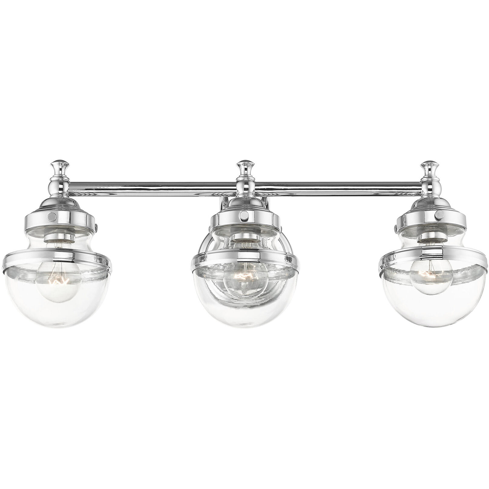 Oldwick 3 Light 24 inch Polished Chrome Vanity Sconce Wall Light