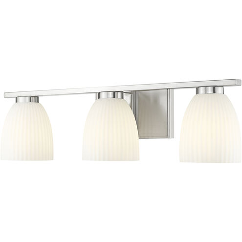 Naya 3 Light 24 inch Brushed Nickel Bath Vanity Light Wall Light