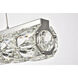 Valetta LED 37 inch Chrome Chandelier Ceiling Light