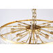 Canada 32 Light 42 inch Gold Chandelier Ceiling Light