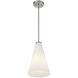 Bristol 1 Light 9 inch Satin Nickel Pendant Ceiling Light