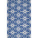 Fallon 36 X 24 inch Dark Blue, Beige Rug