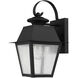 Mansfield 1 Light 13 inch Black Outdoor Wall Lantern