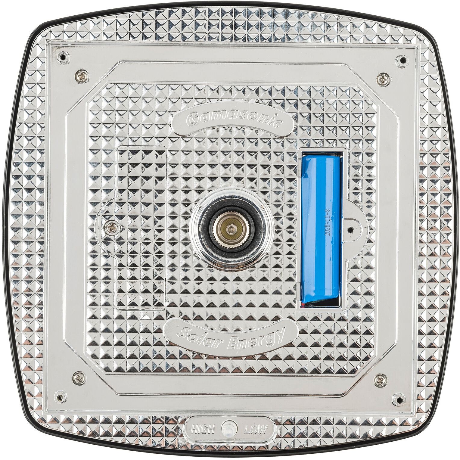 Inversee 1 Light 12.75 inch Black Post Light, Solar