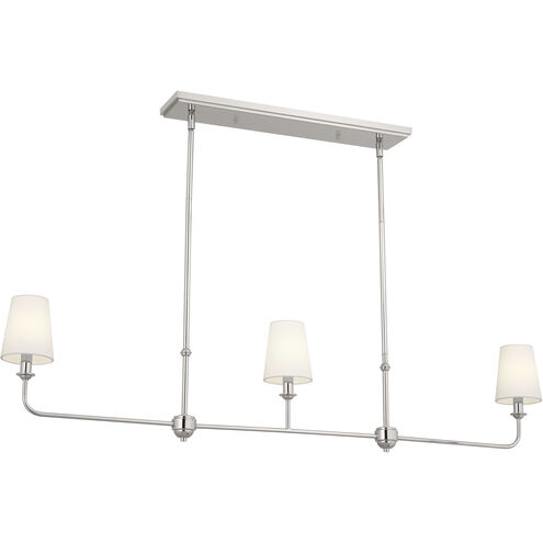 Pallas 3 Light 4.5 inch Polished Nickel Chandelier Ceiling Light