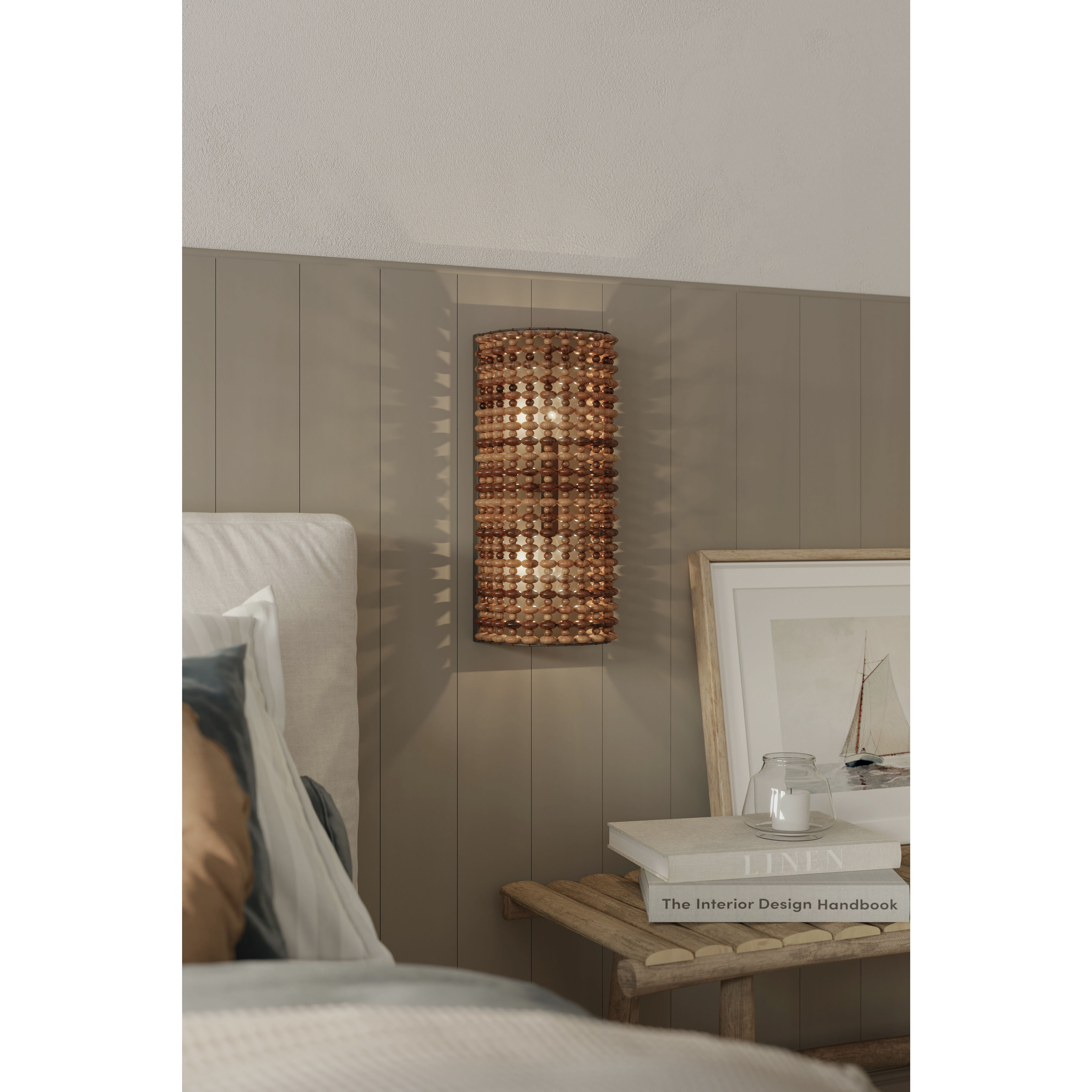 Beaudelle 2 Light 8.25 inch Dark Bronze Wall Sconce Wall Light