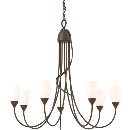 Flora 7 Light 24.9 inch Ink Chandelier Ceiling Light