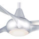 Light Wave 52 inch Silver Ceiling Fan