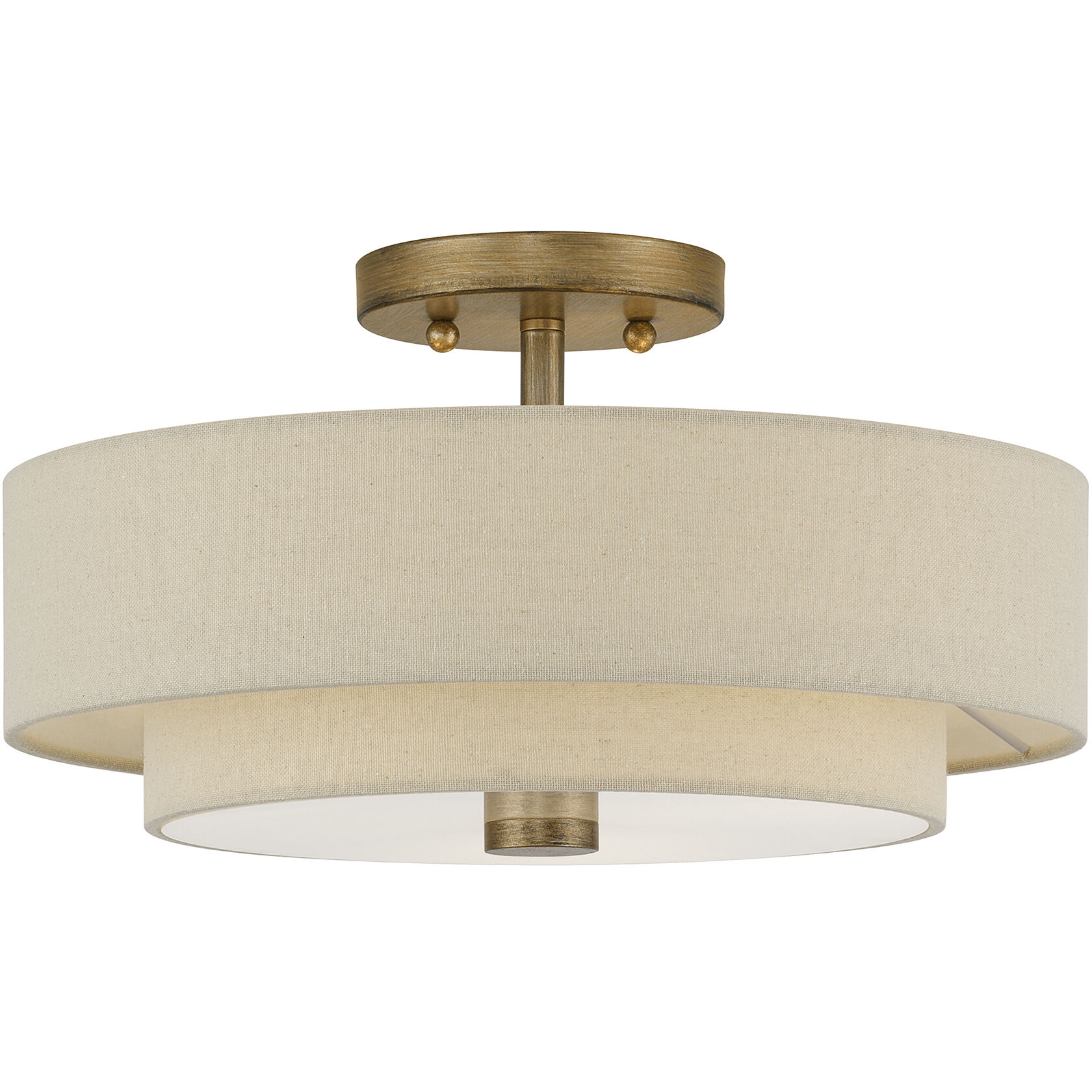 Bellingham 3 Light 15.00 inch Semi-Flush Mount
