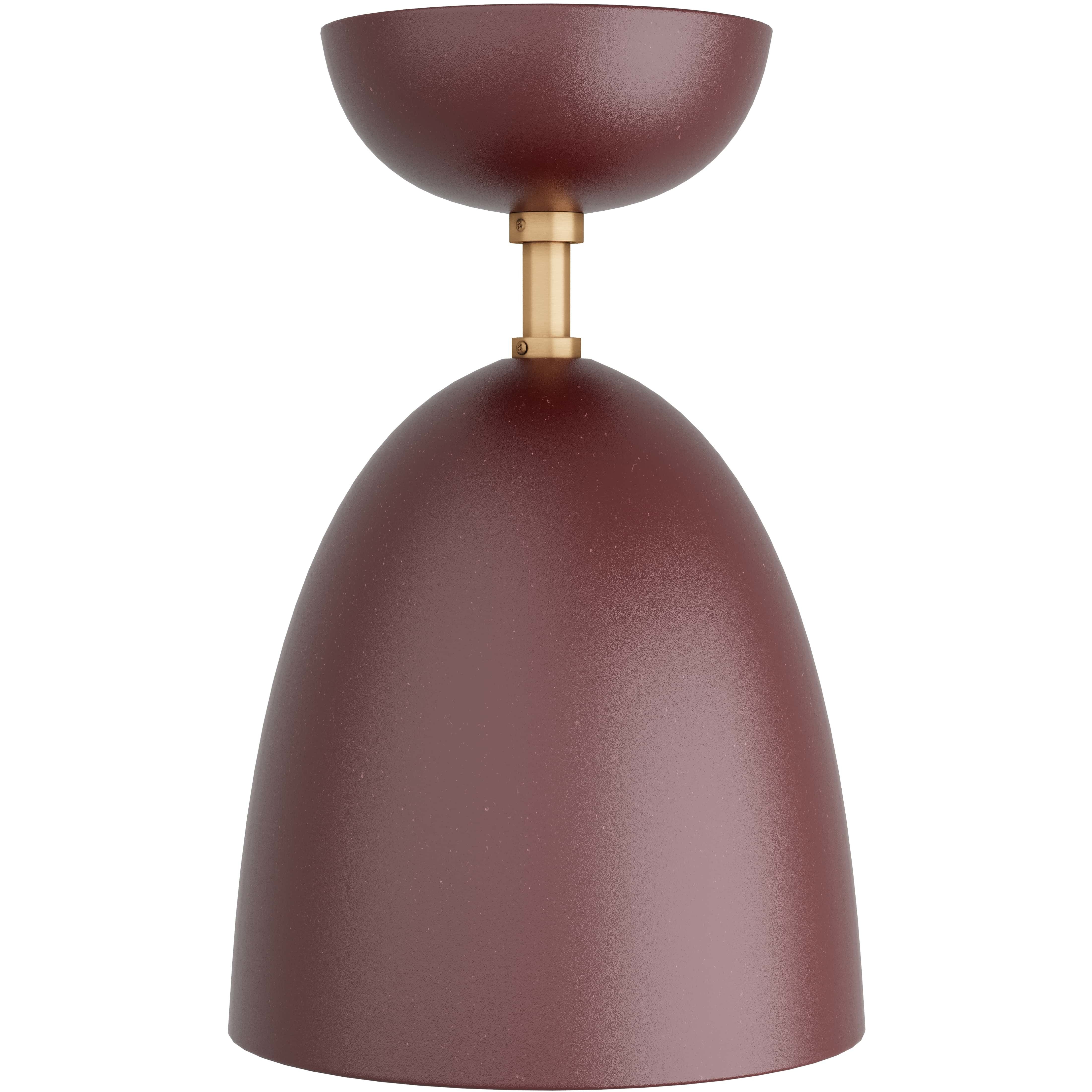 Wade 1 Light 8.5 inch Oxblood Flush Mount Ceiling Light