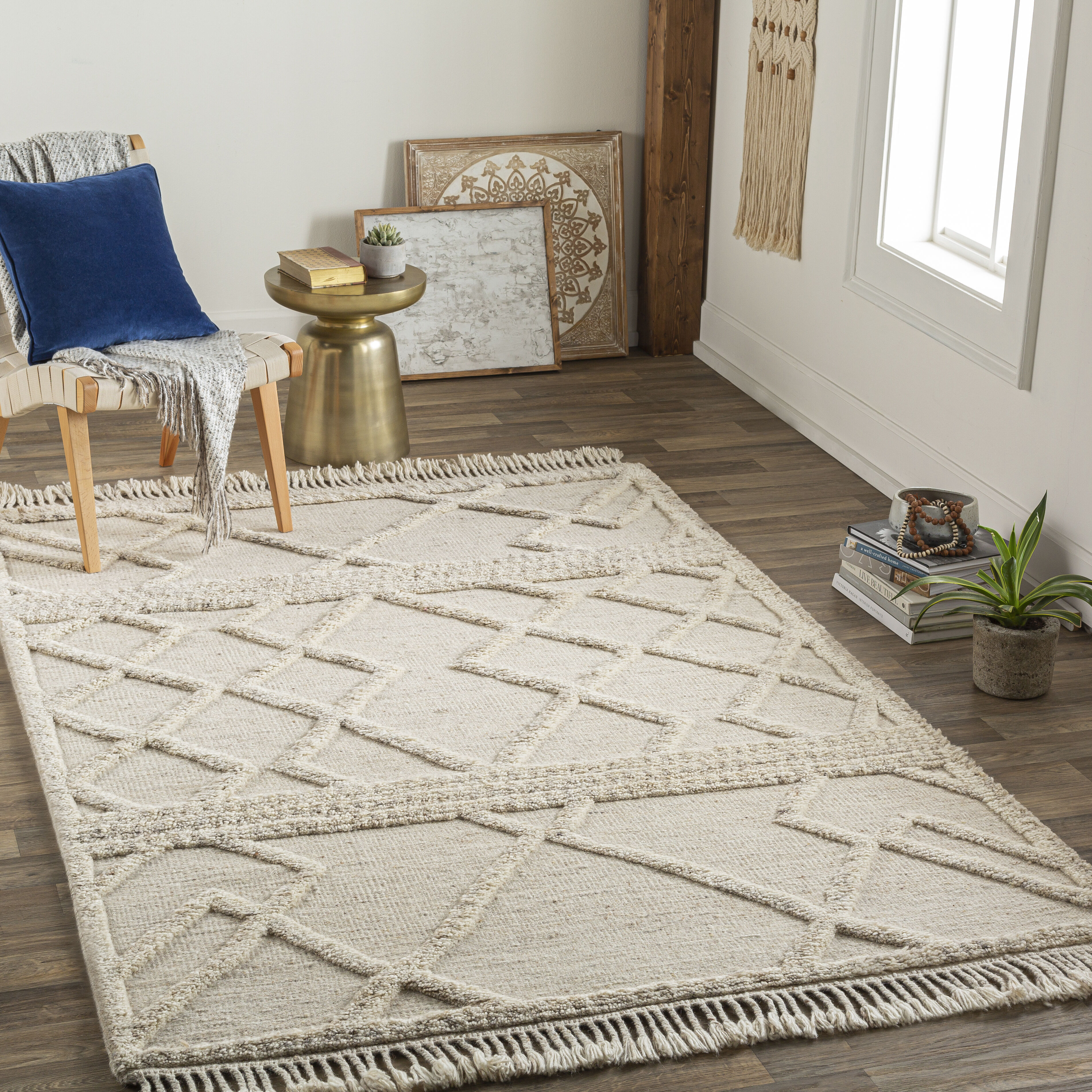 Cadiz 168 X 120 inch Light Beige Rug in 10 x 14, Rectangle