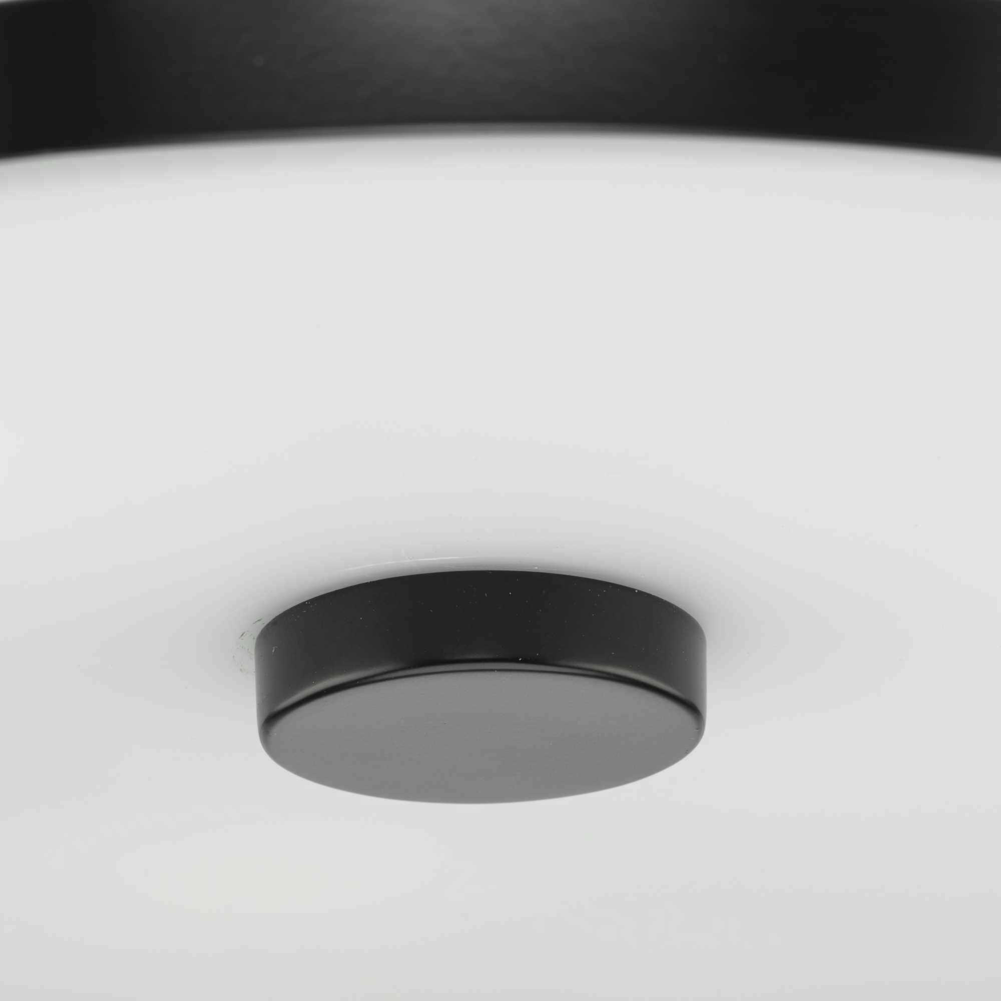 Gilliam LED 16.12 inch Matte Black Flush Mount Ceiling Light
