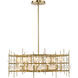 Garroway 9 Light 32 inch Aged Brass Chandelier Ceiling Light