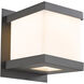 Step LED 4.92 inch Matte Black Wall Sconce Wall Light