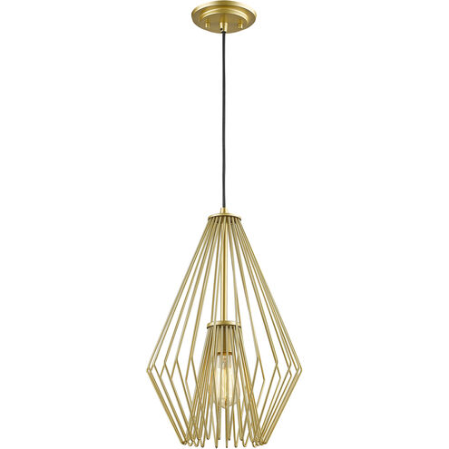 Quintus 1 Light 12.25 inch Metallic Gold Pendant Ceiling Light