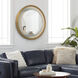 Starfall 39 X 39 inch Brushed Brass Vanishing Wall Mirror