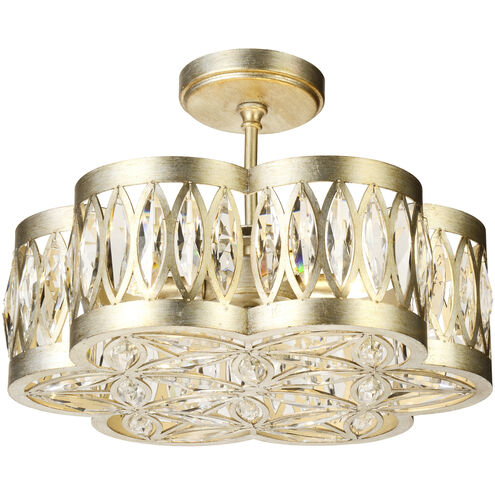 Nova 6 Light 16 inch Champagne Chandelier Ceiling Light