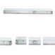 Fluorescent 120V Fluorescent 34 inch Gloss White Under Cabinet Lighting